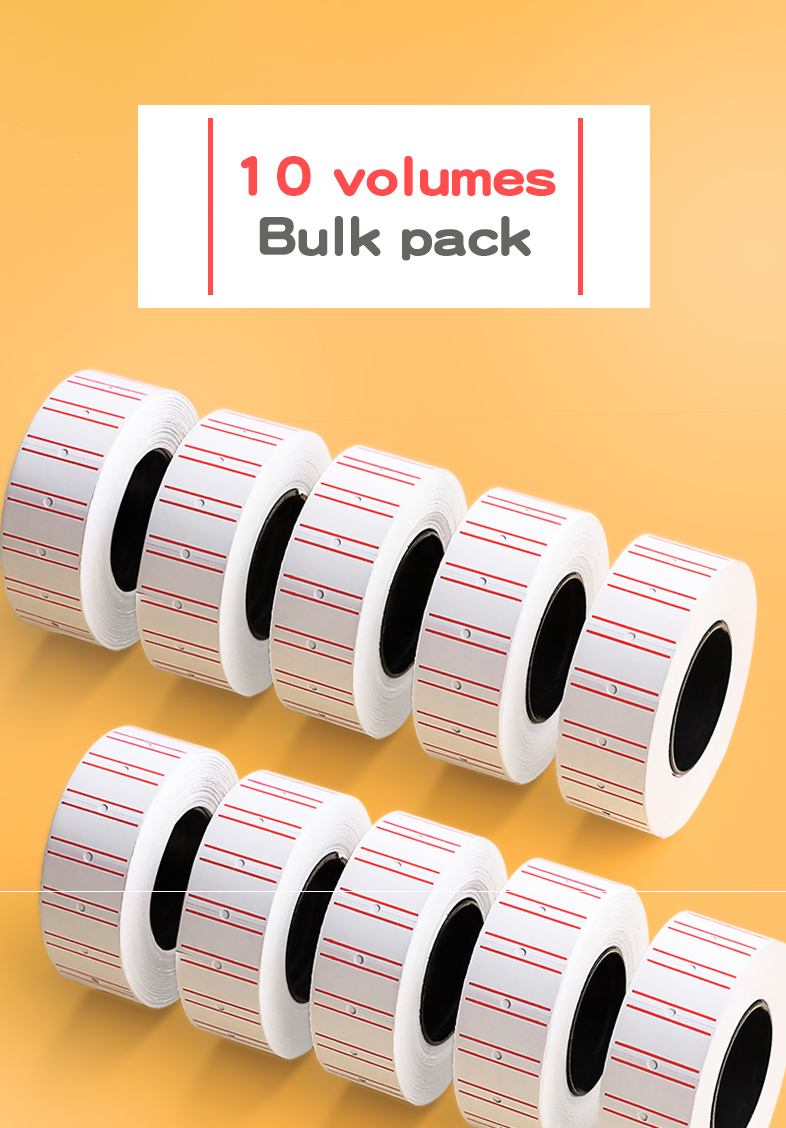 50 Rolls 25,000 PCS Price Gun Labels Price Labels for Label Gun Pricing ...