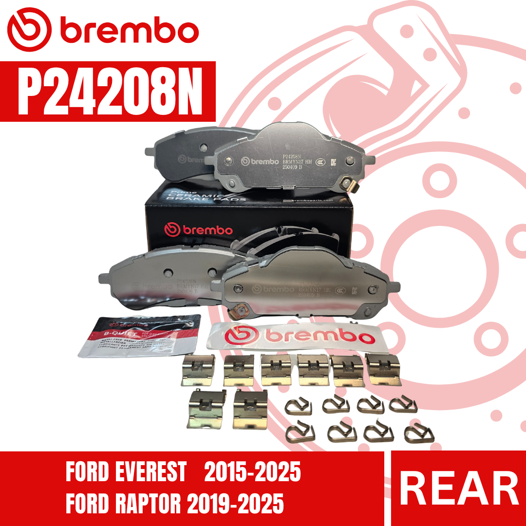 BREMBO P24208N REAR Brakepads for Ford Raptor 2019-2025 High ...