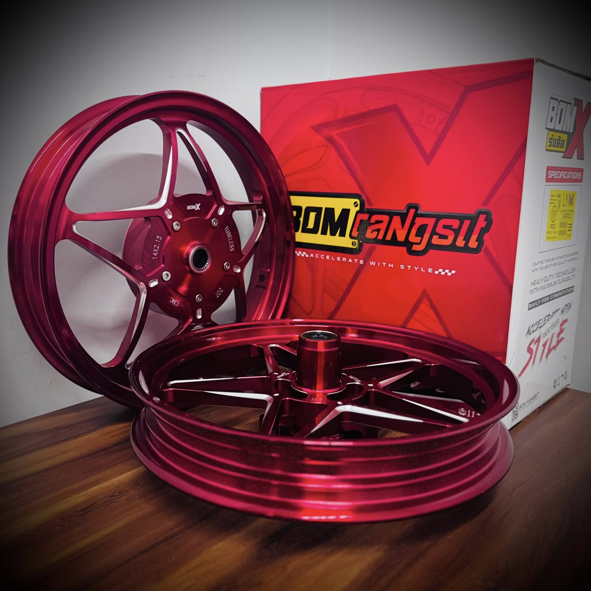 BOM X RANGSIT CNC MAGS LYNX STAR V1 14s YAMAHA AEROX 155 V1 / AEROX 155 ...