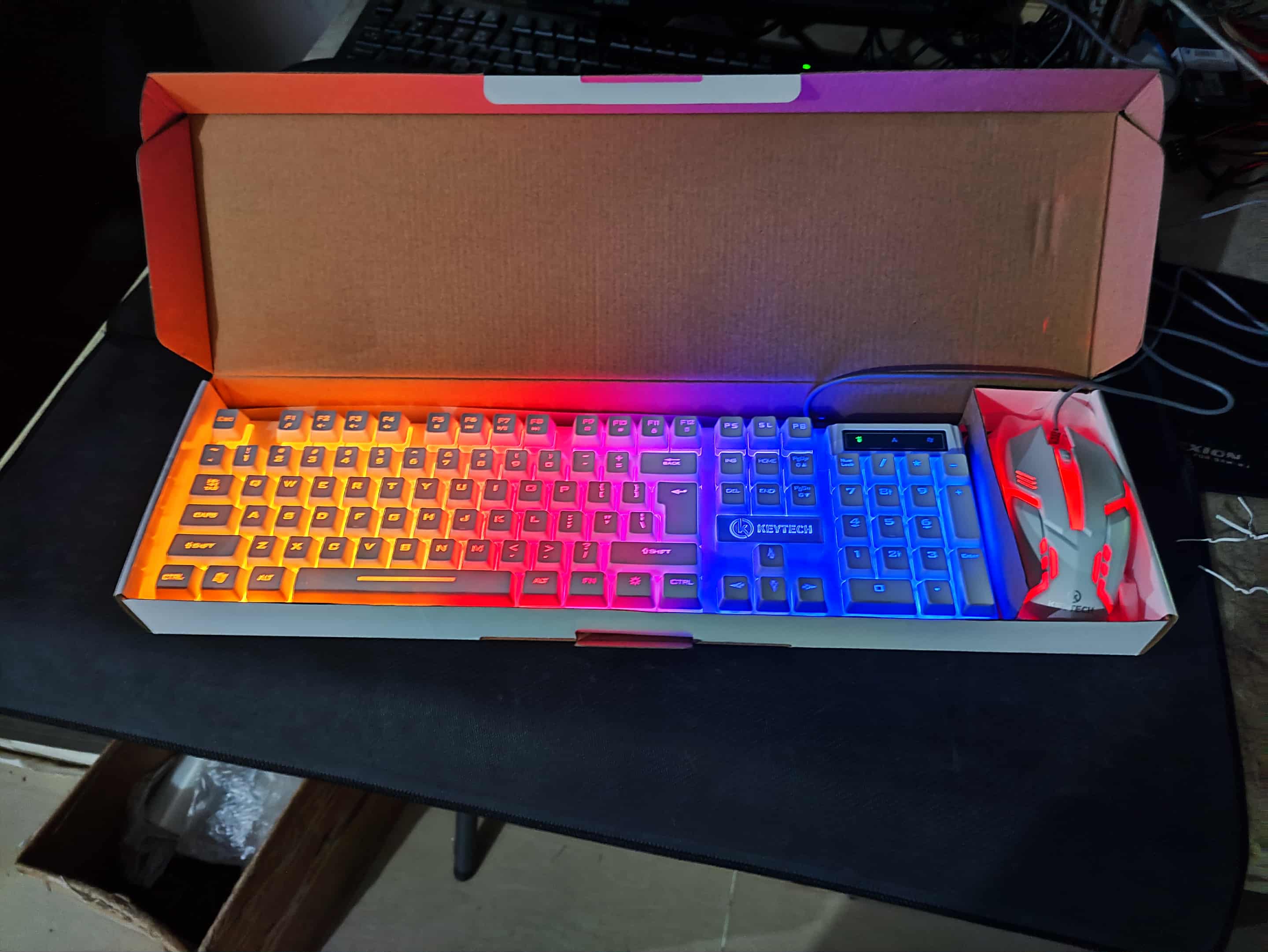 Keytech KTX360 KB/Mouse Bundle White BRANDNEW | Shopee Philippines