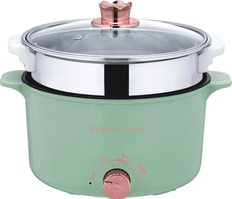 4L MULTIFUNCTIONAL ELECTRIC COOKING POT MABUHAY STAR | Shopee Philippines