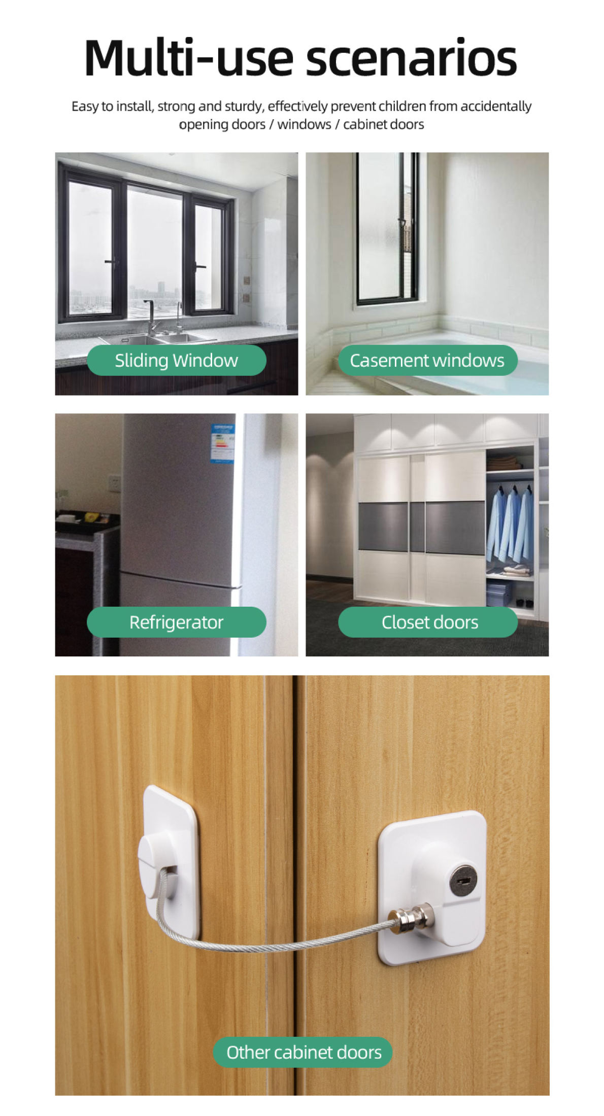 2PCS Ref Lock For Refrigerator Door Refrigerator Lock Ref Lock Door ...