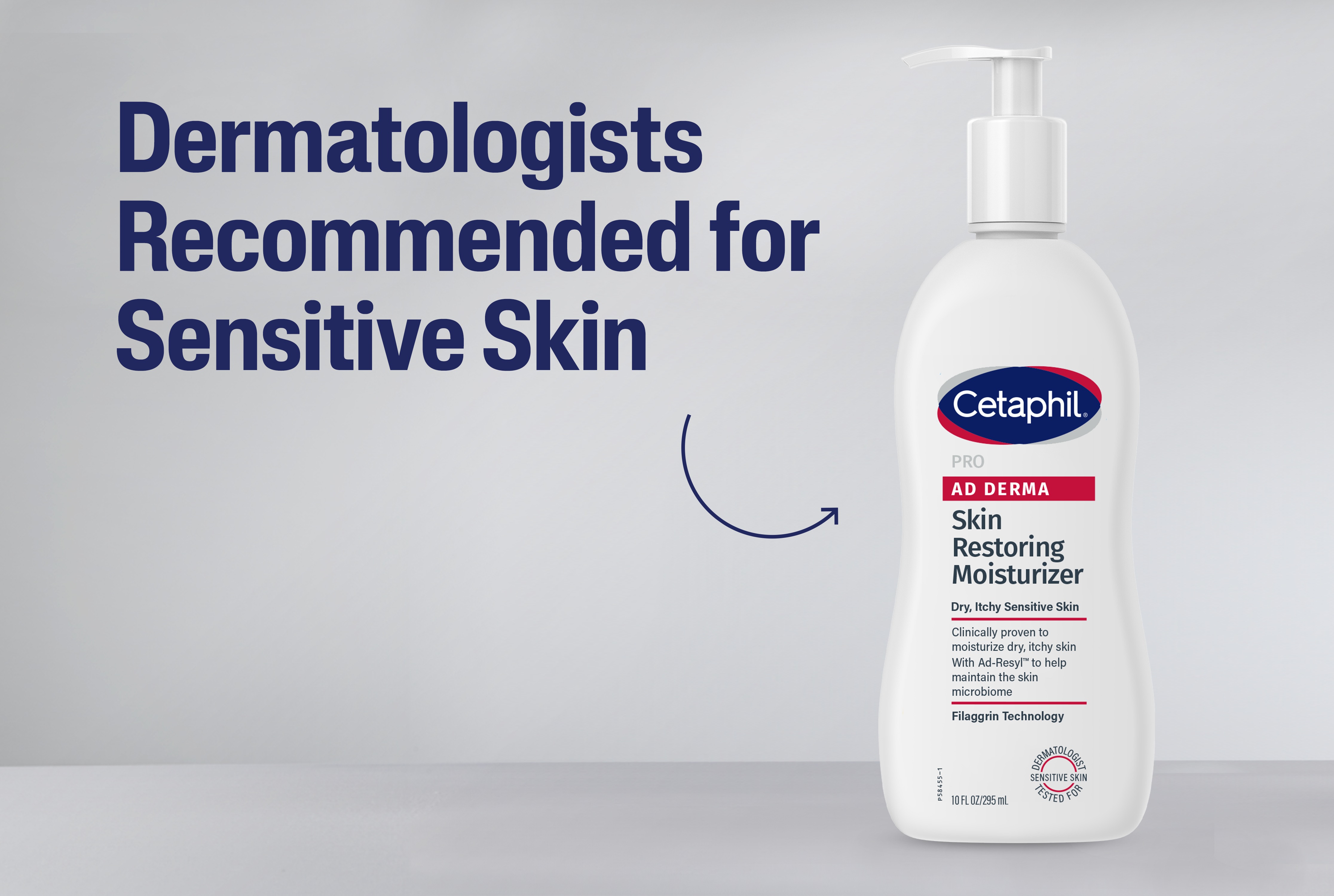 Cetaphil Pro Ad Derma Skin Restoring Moisturizer 295ml (For Eczema ...