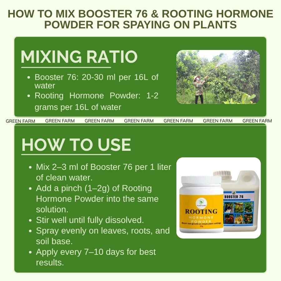 Boost Plant Growth with Booster 76 & Rooting Hormone for Stronger Roots ...
