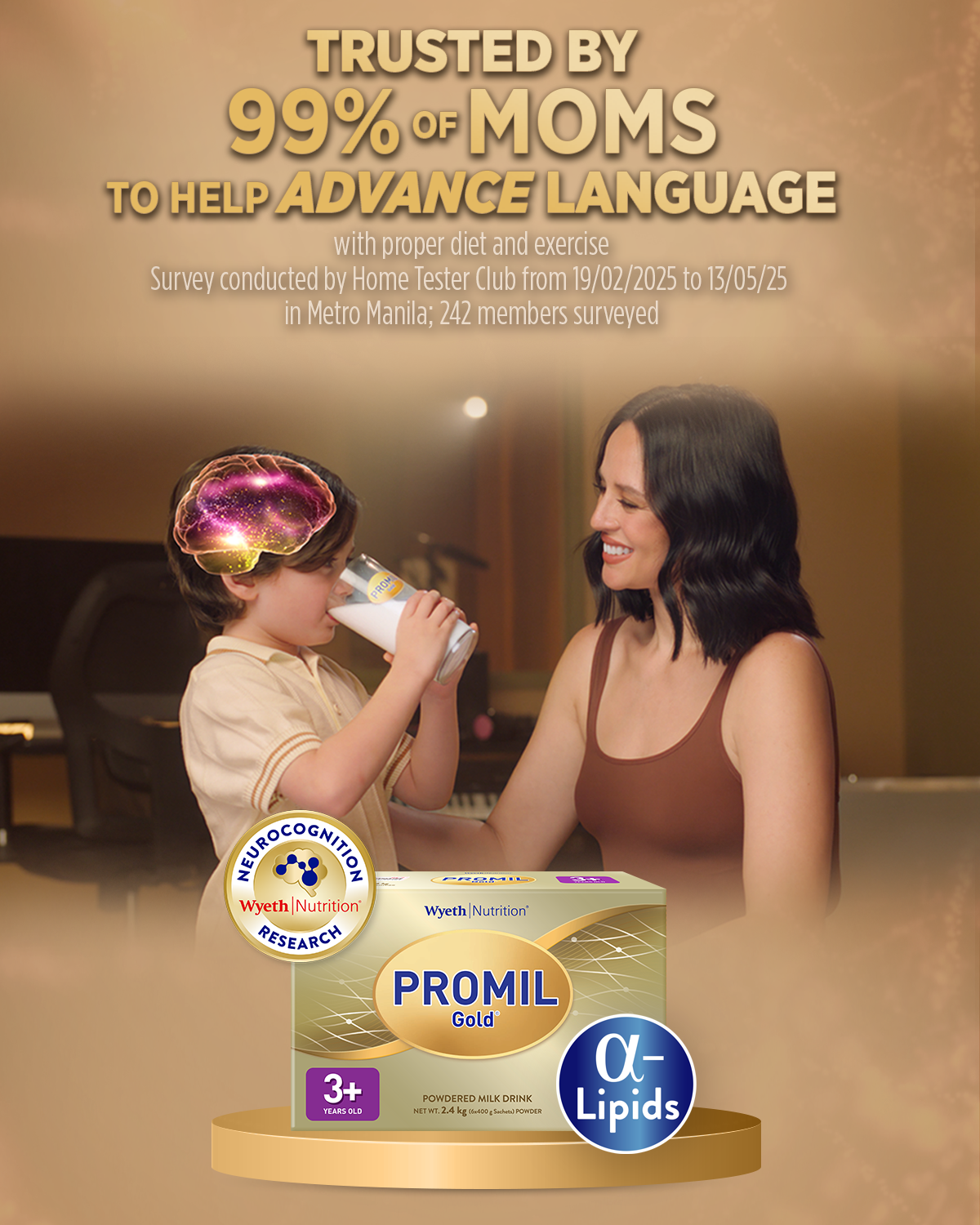 Promil Gold Four Powdered Milk Drink for Children Above 3 Years Old 2 ...