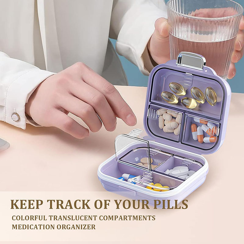Portable Mini Pill Box Waterproof Moisture Proof Pill Case Medicine ...