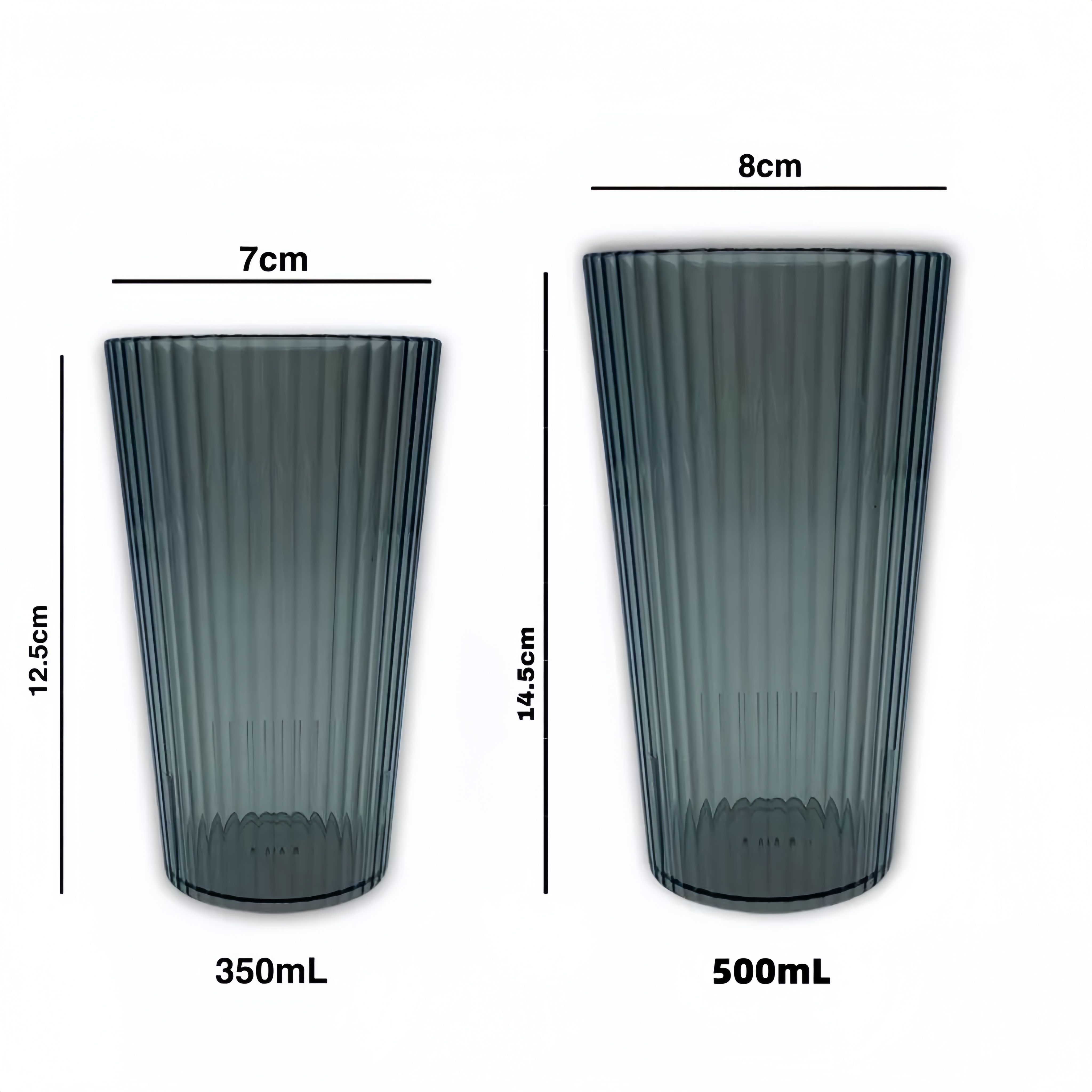 MOOZEN 6/12pcs Acrylic Tumblers: Non-toxic | shatter-proof | reusable ...