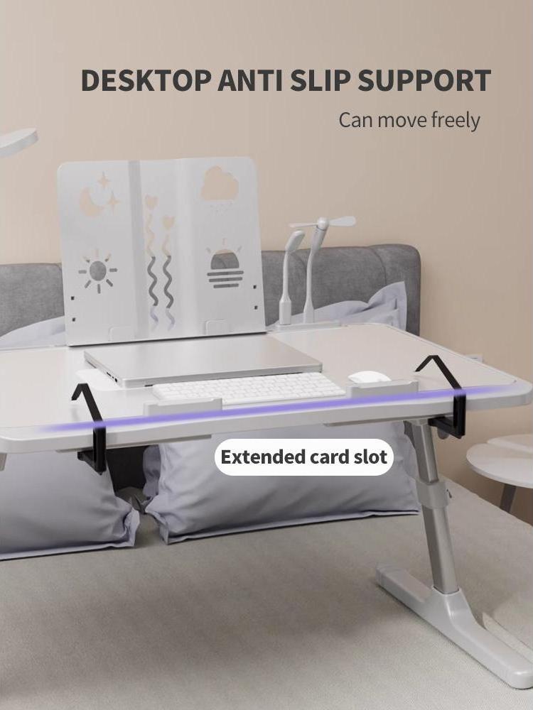 AIODIY Portable study table Foldable bed table for laptop Adjustable ...
