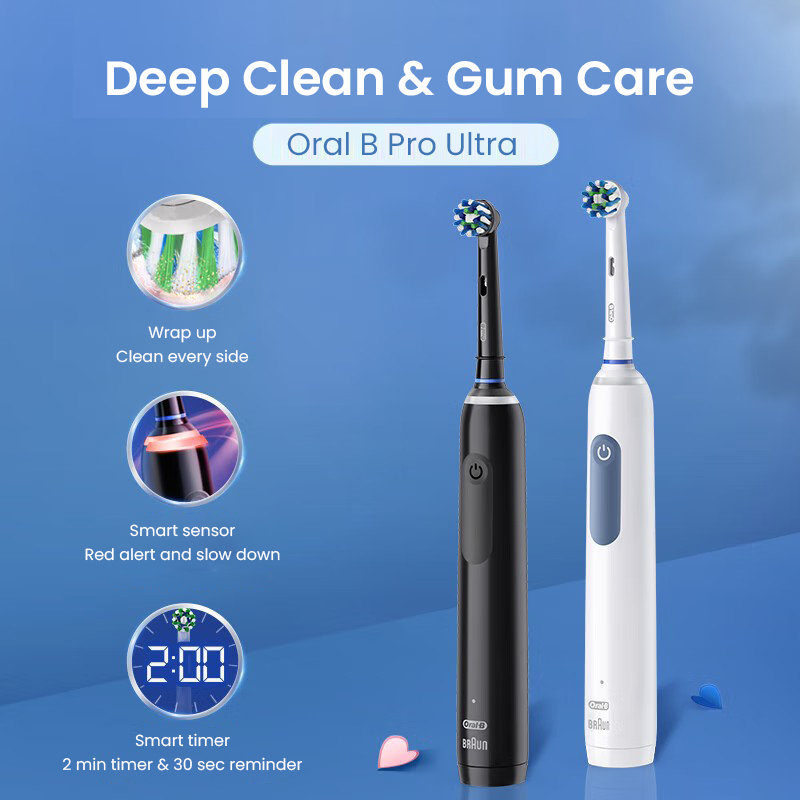 Oral B D12 Vitality Electric Toothbrush Rechargeable 2D Rotating Deep ...