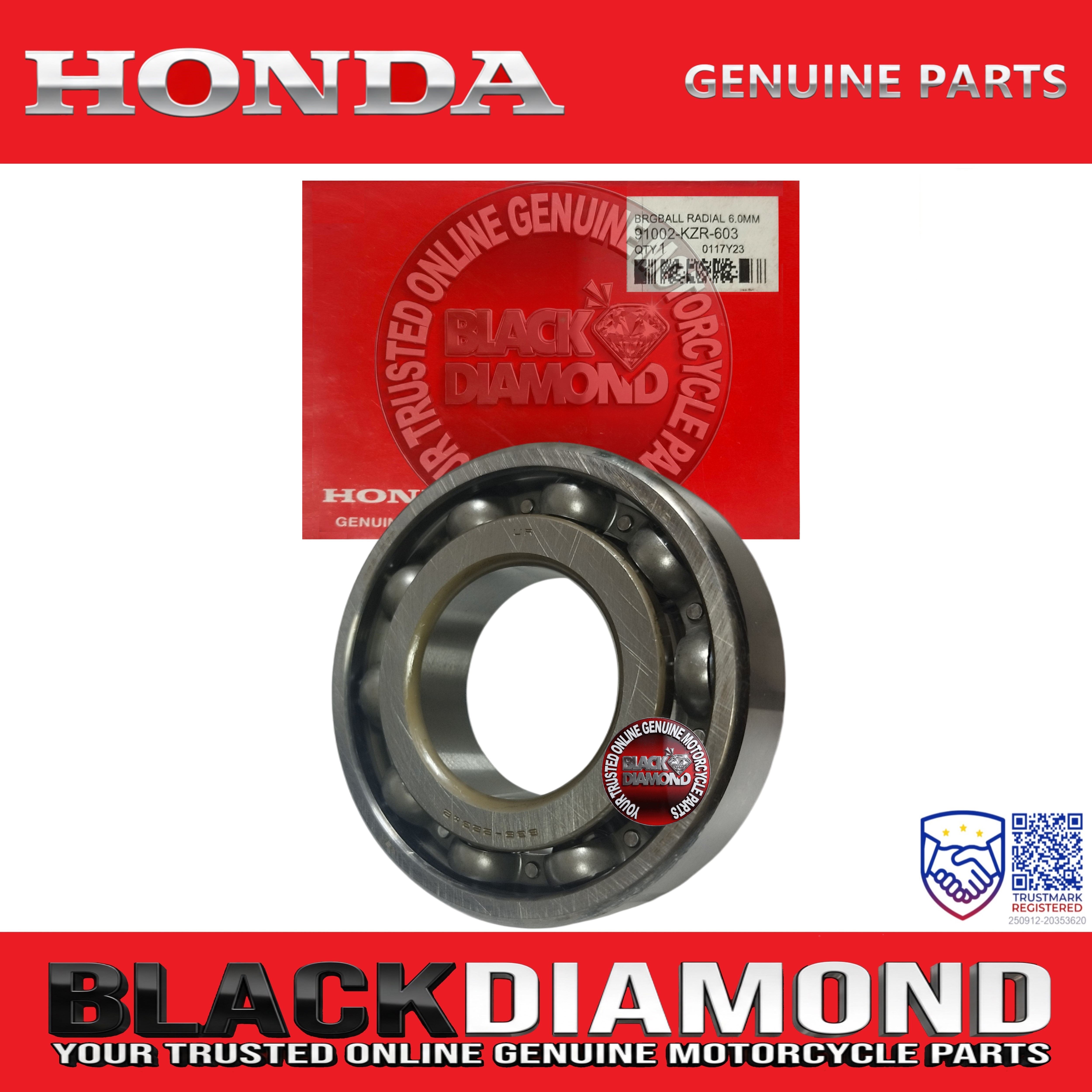 CLICK 125i/150i | ADV 150 | BEARING, RADIAL BALL SPECIAL, 6207 | PN ...