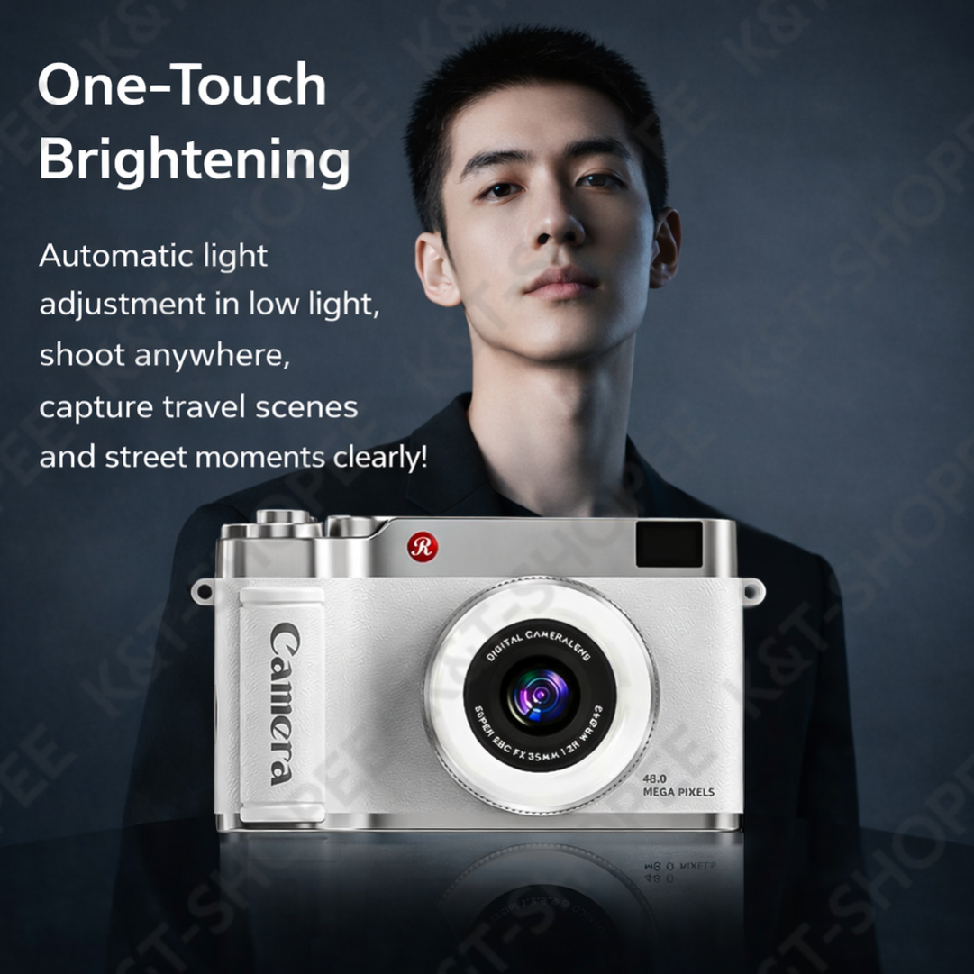 L5-49 Retro Camera 48MP High Quality Image Flip Screen Compact Travel ...