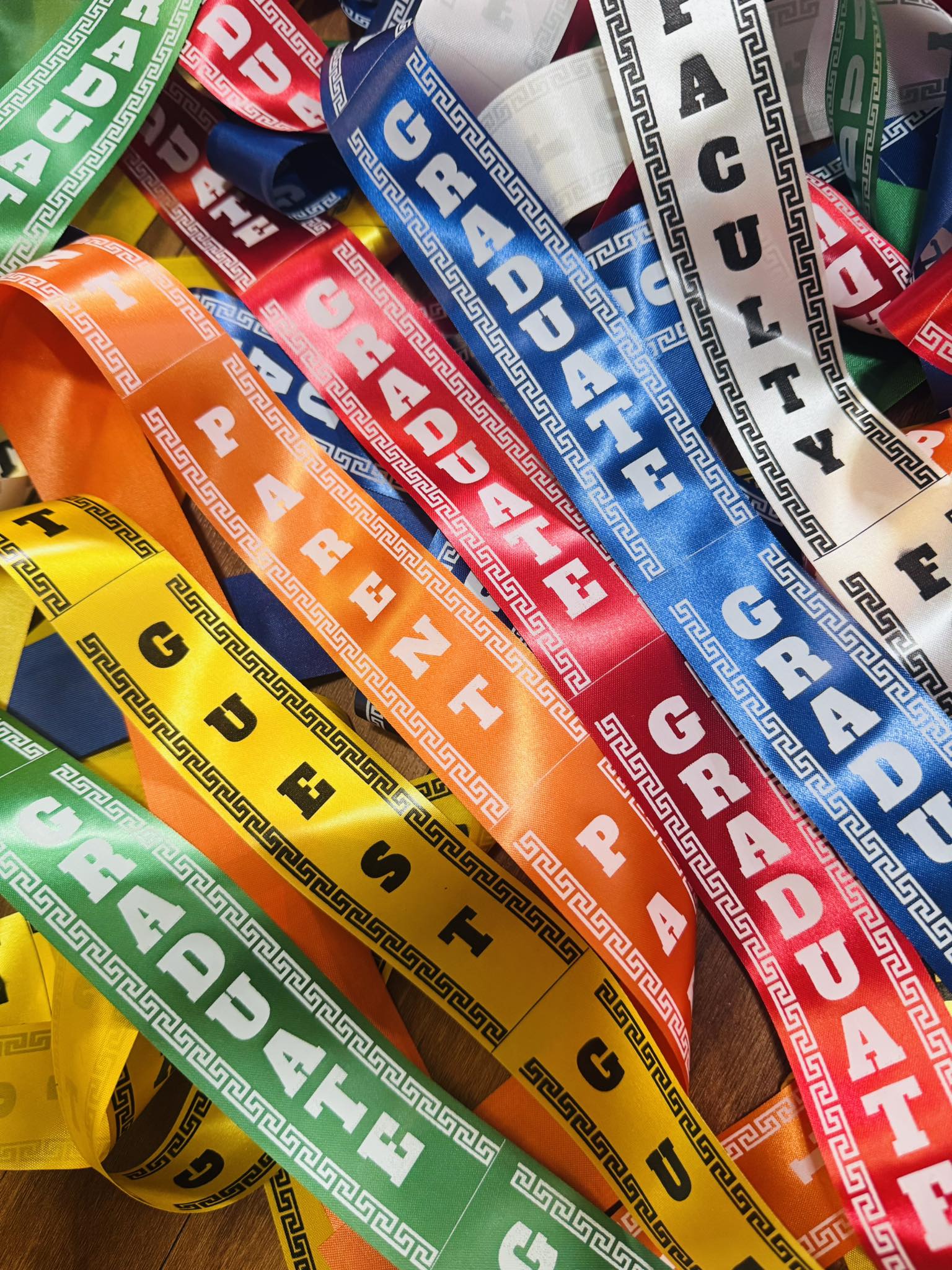 20pcs Graduation Ribbon Kit 38mm or 1.5inches Graduates Completer ...