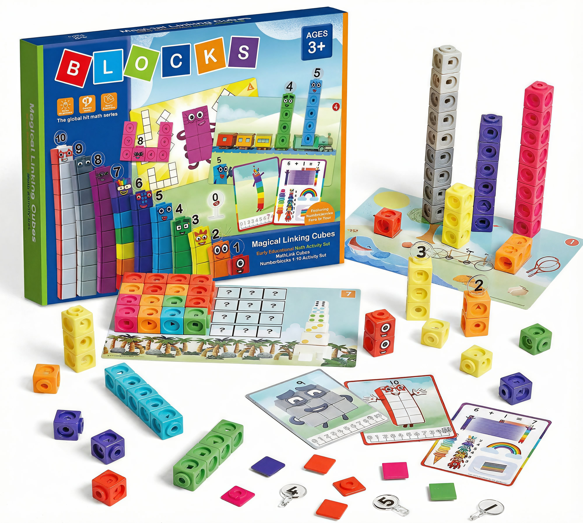 Numberblocks 1-10 Activity Set Mathematical Building Blocks Toys ...