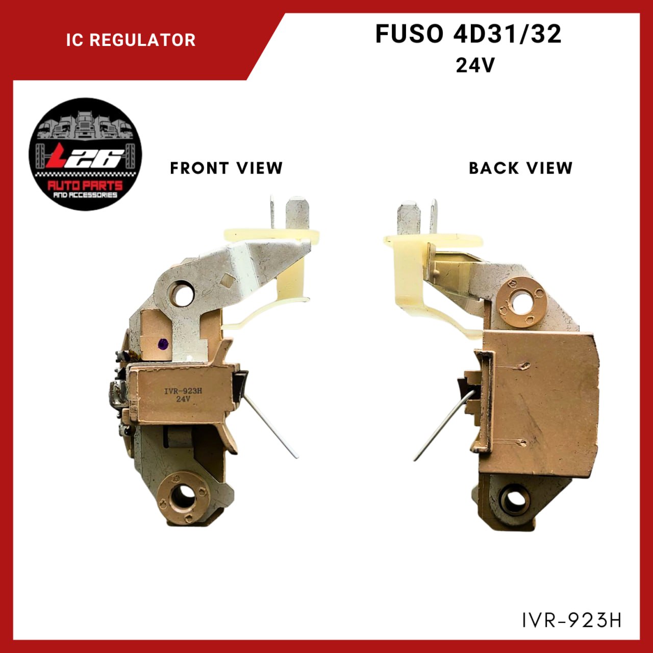 Mitsubishi Fuso 4D31 4D32 IC REGULATOR Rectifier 24volts IVR-923H ...