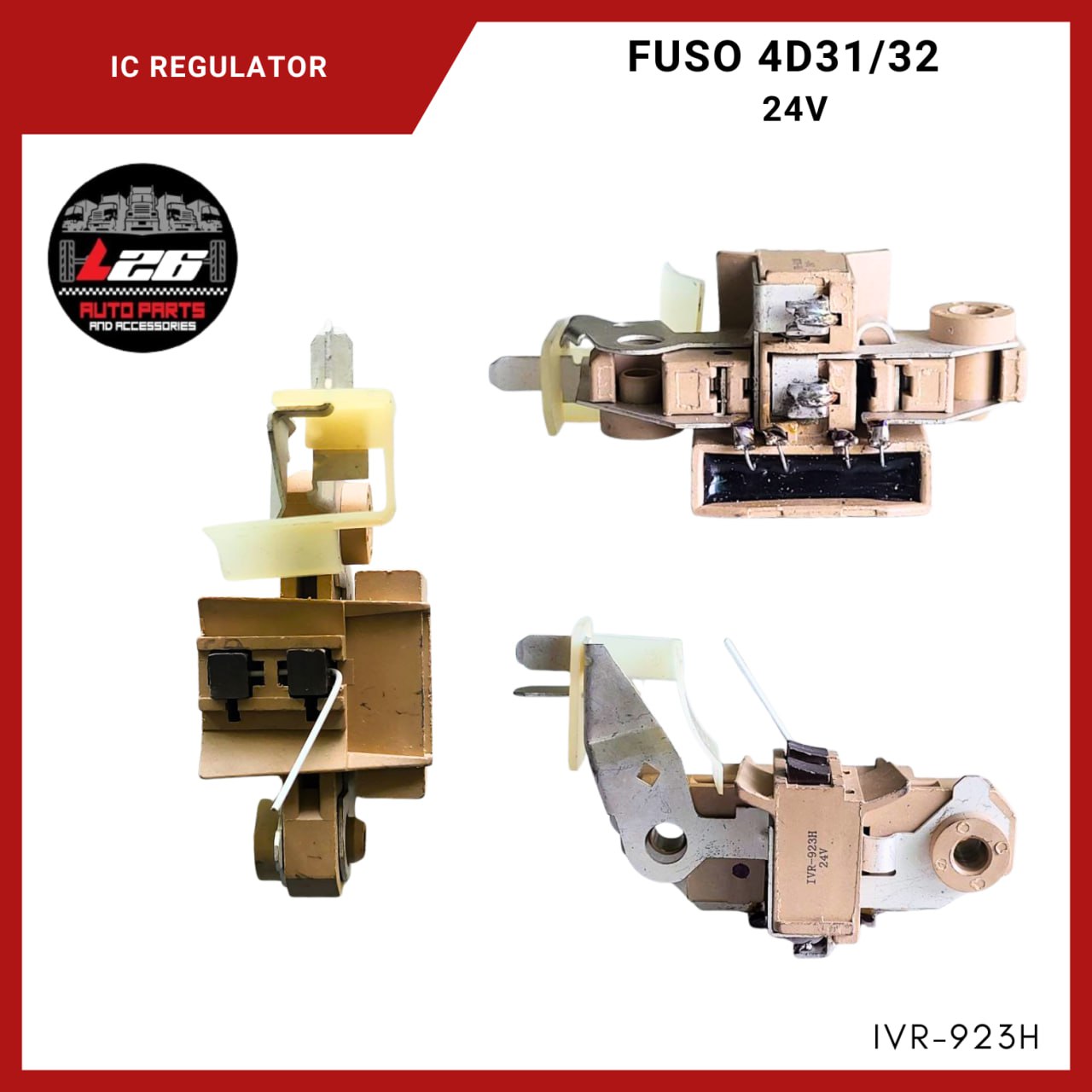 Mitsubishi Fuso 4D31 4D32 IC REGULATOR Rectifier 24volts IVR-923H ...
