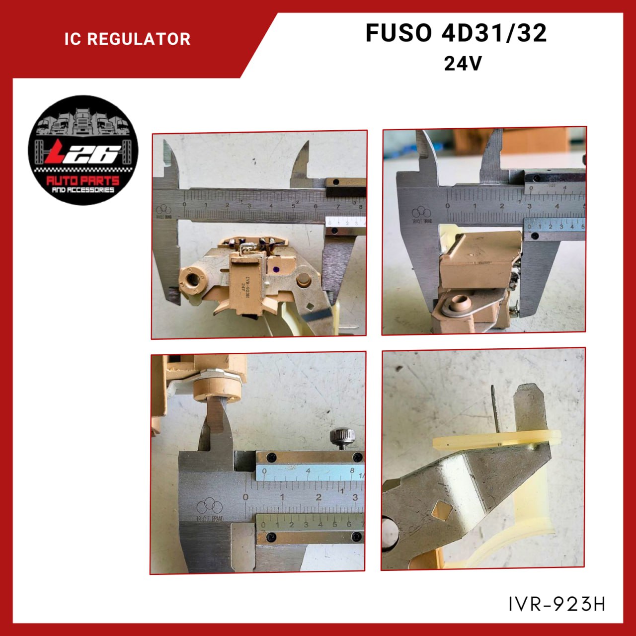 Mitsubishi Fuso 4D31 4D32 IC REGULATOR Rectifier 24volts IVR-923H ...