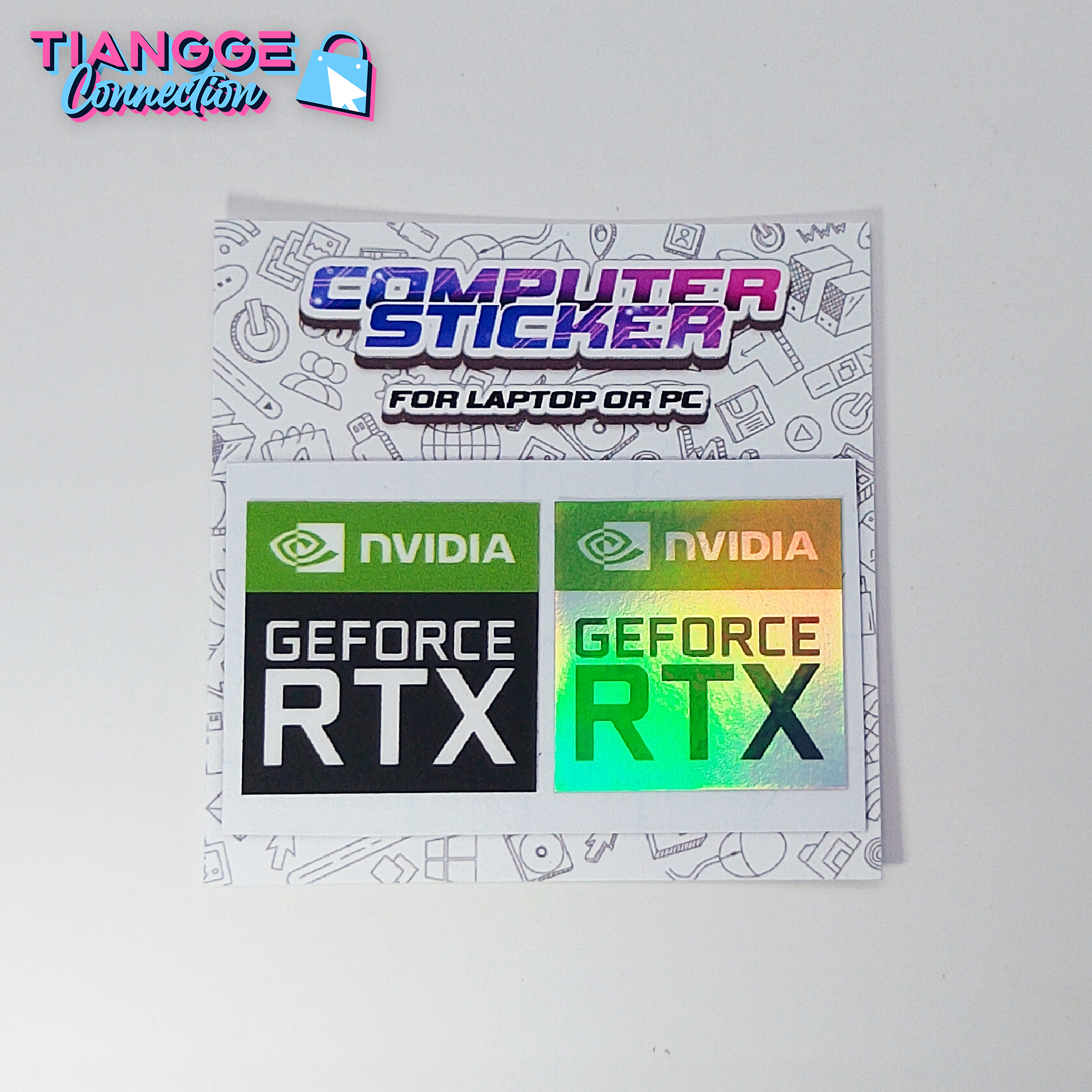PC STICKER LAPTOP amd ryzen radeon intel i3 i5 i7 geforce rtx gtx ...