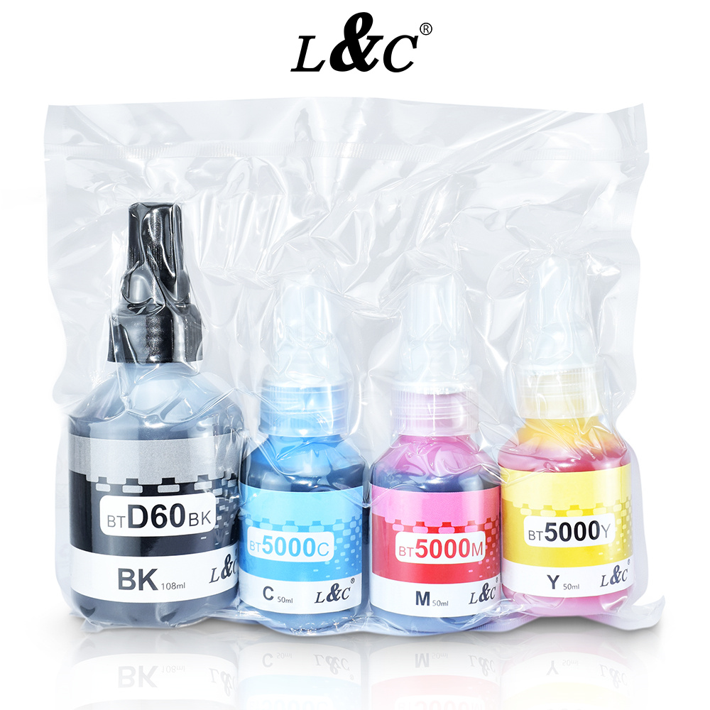 L&C Ink BTD60 108ML BT5000 CMY 50ML Ink For Printer DCP-T720DW DCP-J100 ...