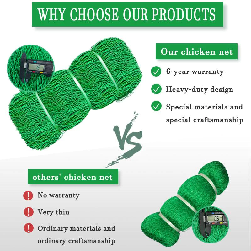 100M/50M Chicken Net Range Net for Chicken Lambat Outdoor Poultry Net ...