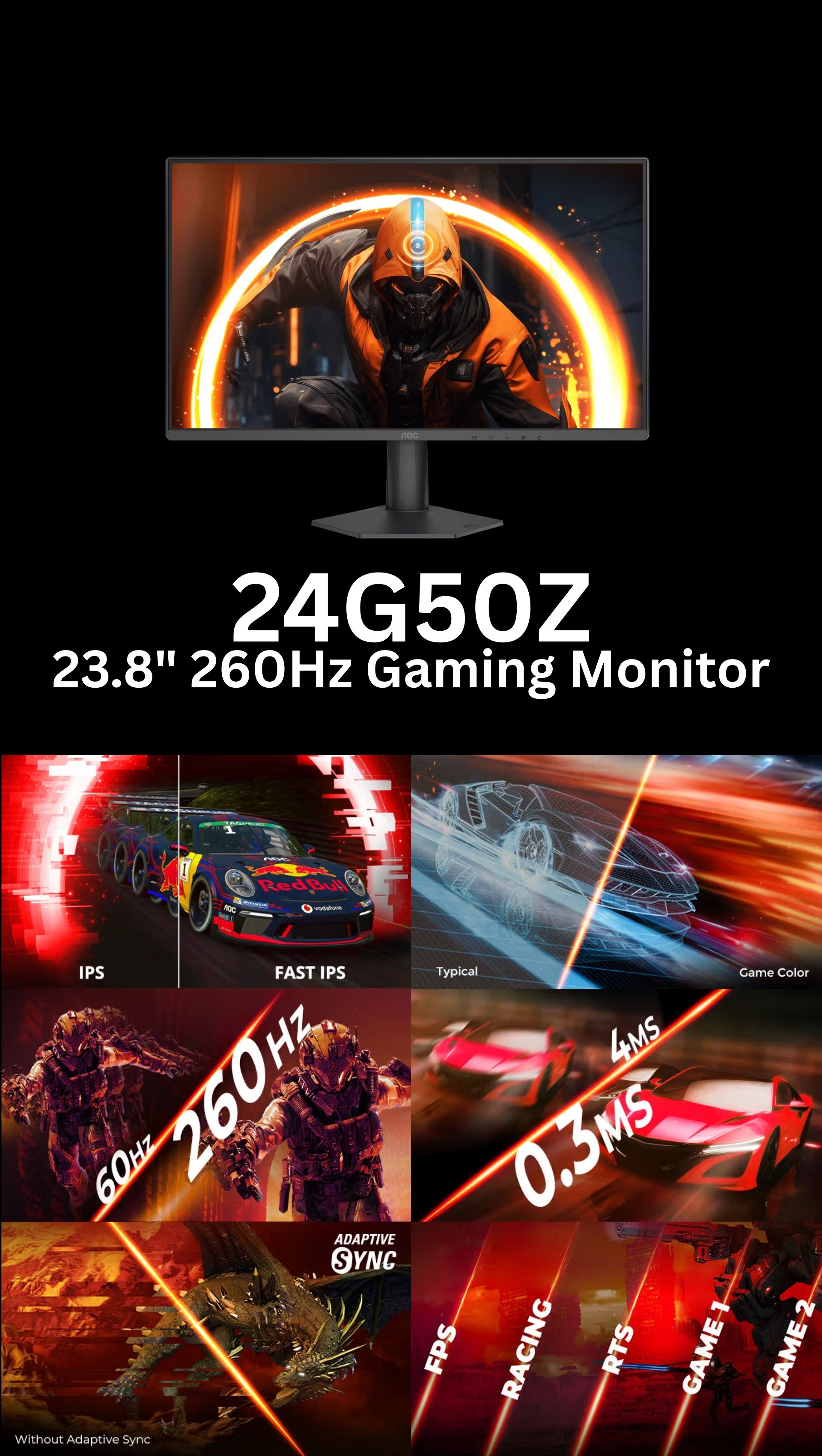 AOC 24G50Z 23.8