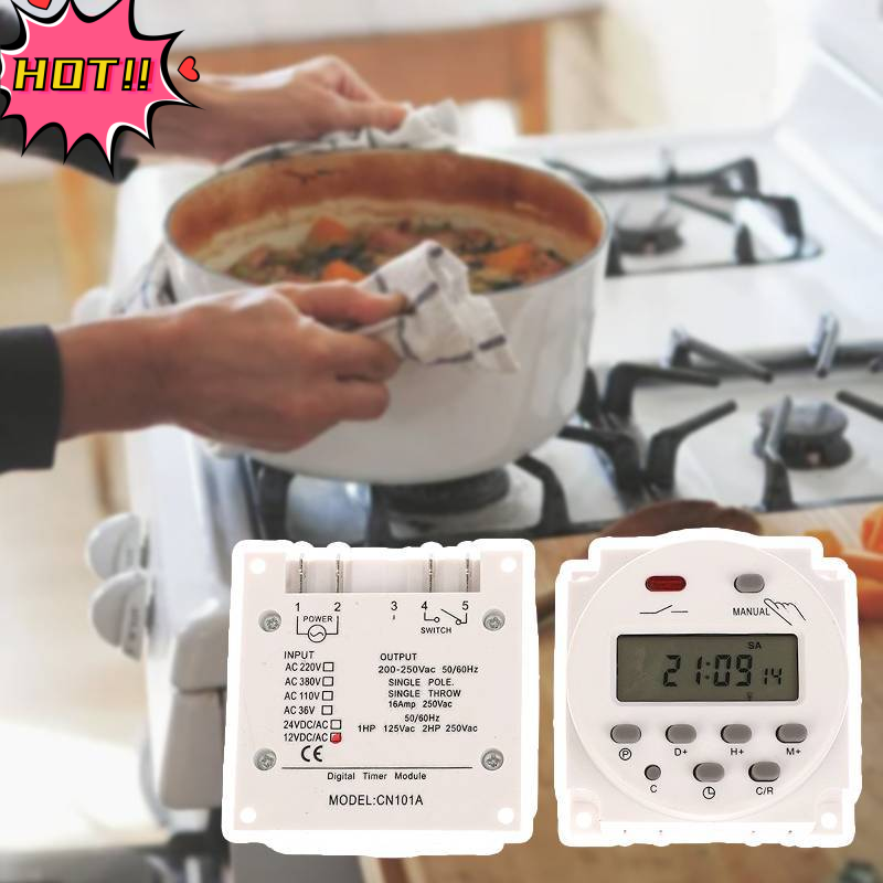 220V Digital Programmable Timer Switch Relay Control , time controller ...