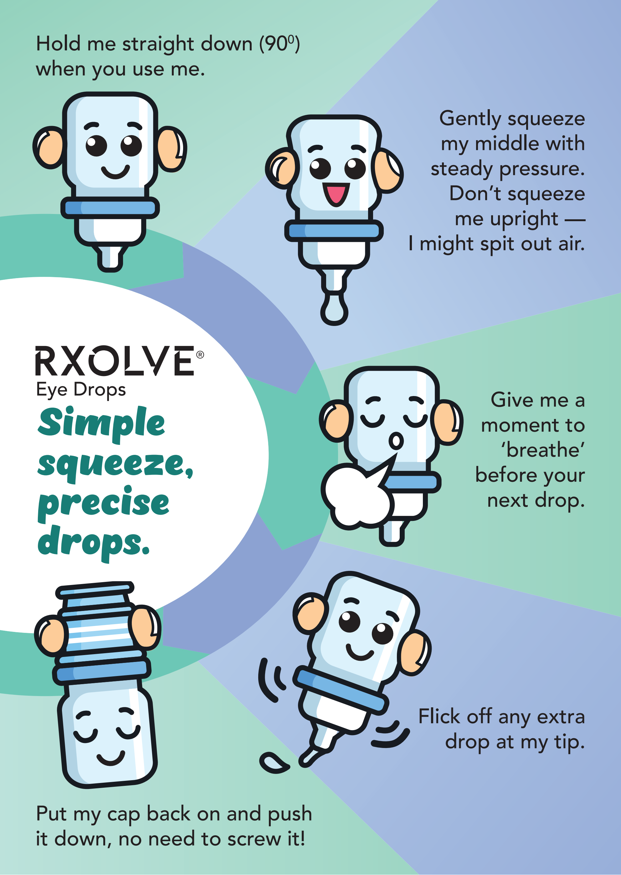 Rxolve® Eye Drops For Dry Itchy Eyes 12 Months in-use Shelf Life ...