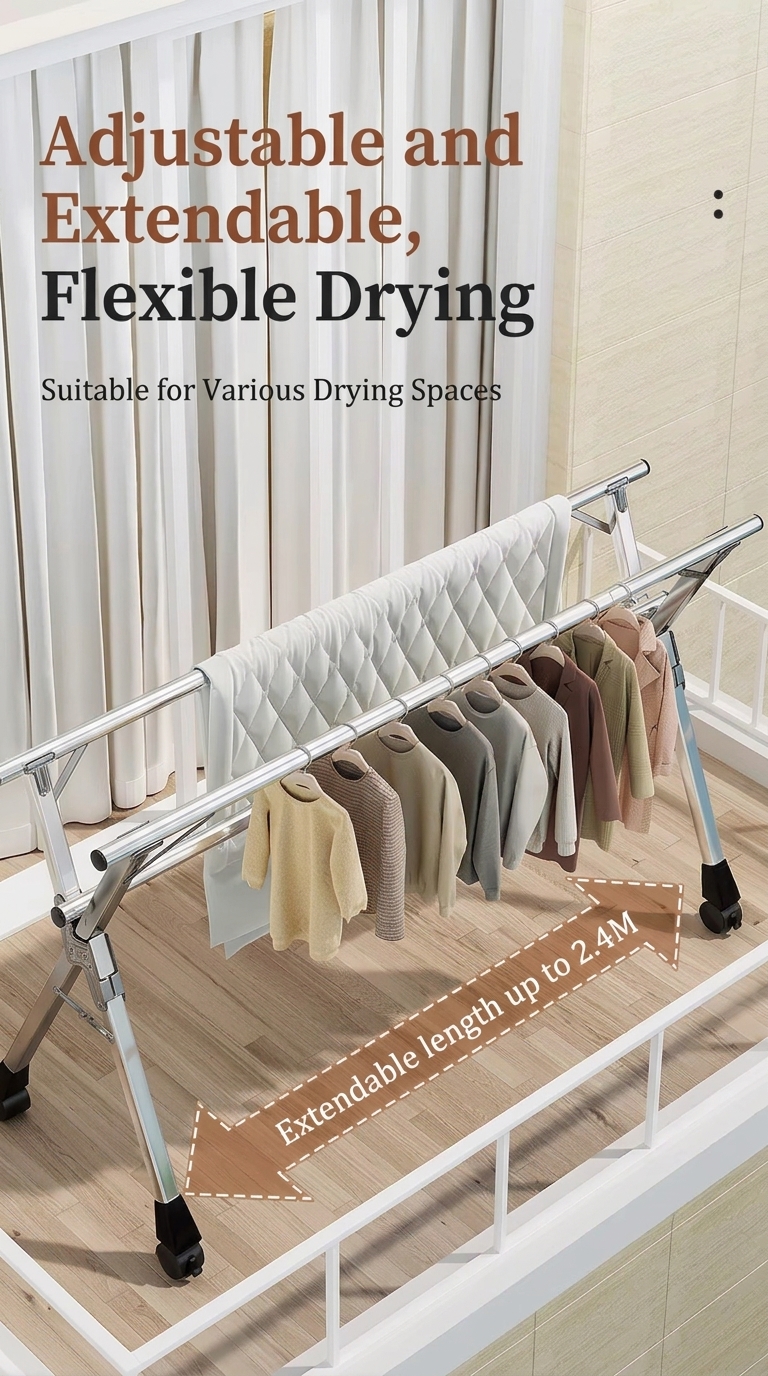 Sampayan Stainless Sampayan Foldable Laundry Rack Clothes Rack Drying ...