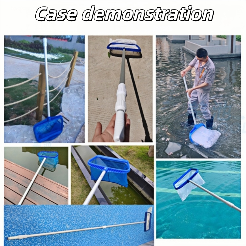 Swimming Pool Cleaning Shallow Net Head Skimmer Pond Swimming Pool Leaf ...