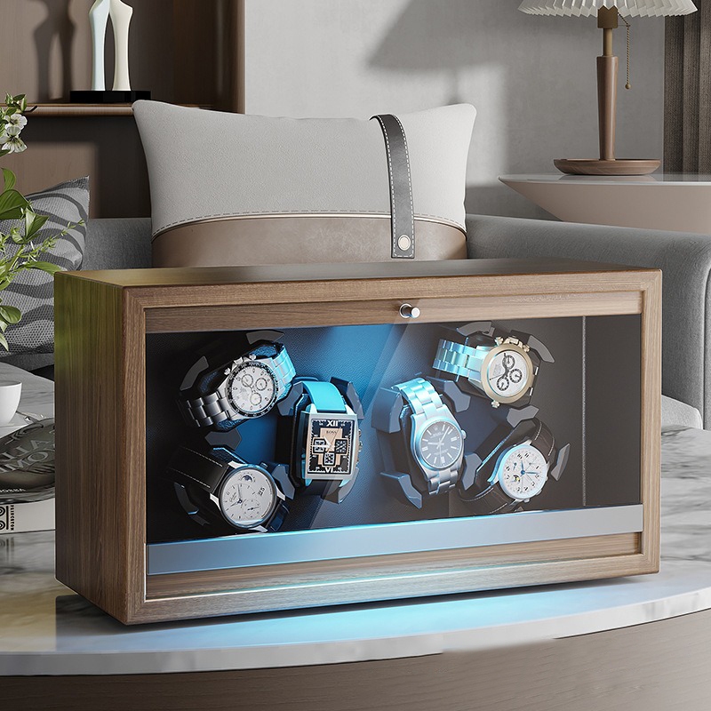 Automatic Watch Winder MODOFO Bi-directional Rotation Watch Storage ...