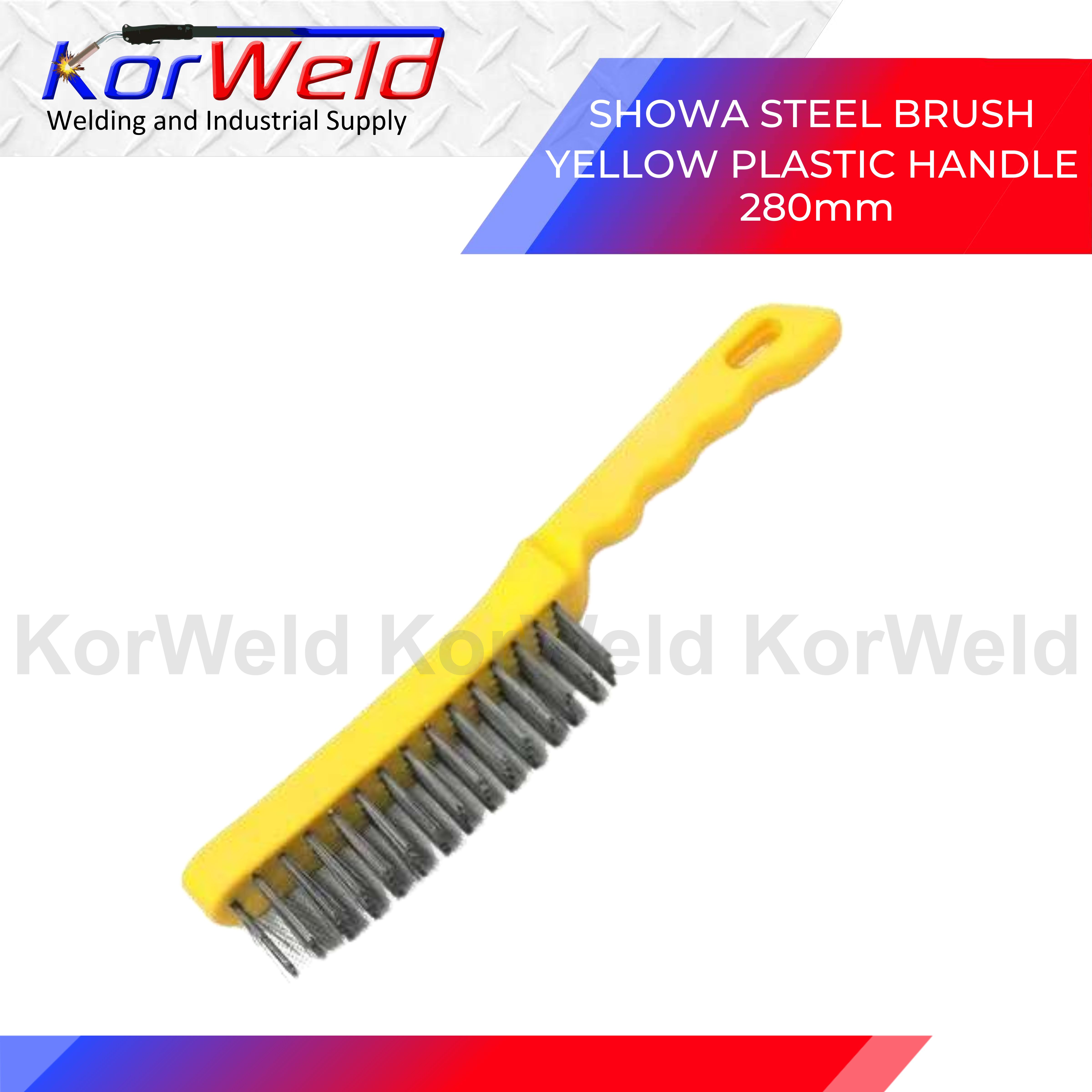 SHOWA STEEL BRUSH YELLOW PLASTIC HANDLE | Shopee Philippines