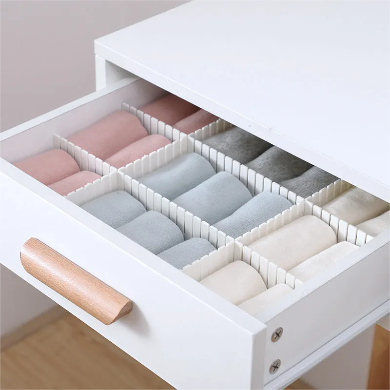 COD 4/10pcs drawer organizer divider drawer divider partition drawer ...