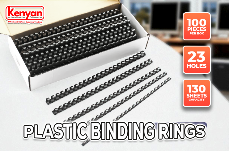 100pcs F4 Comb Binder Ring Long PVC Plastic Legal 23 Holes Binding Ring ...