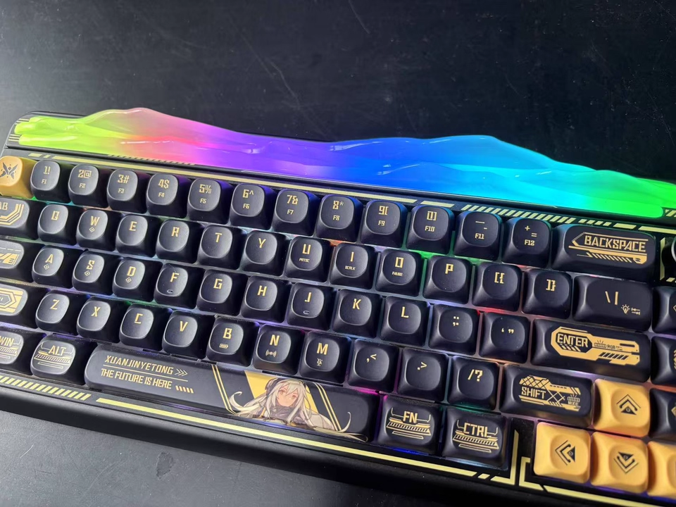 LEOBOG Hi65 Aluminum 65% Mechanical Keyboard Tri-Mode Hot-Swappable ...