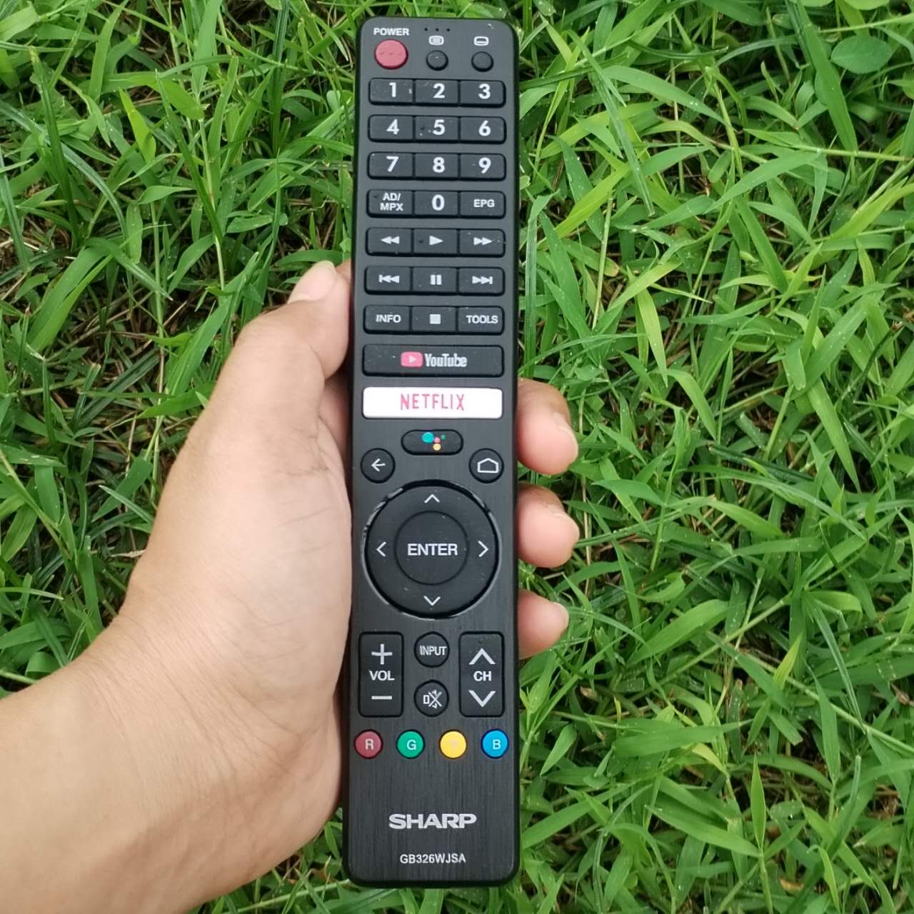 SHARP LED ANDROID SMART TV REMOTE CONTROL REPLACEMENT GB326WJSA AQUOS ...