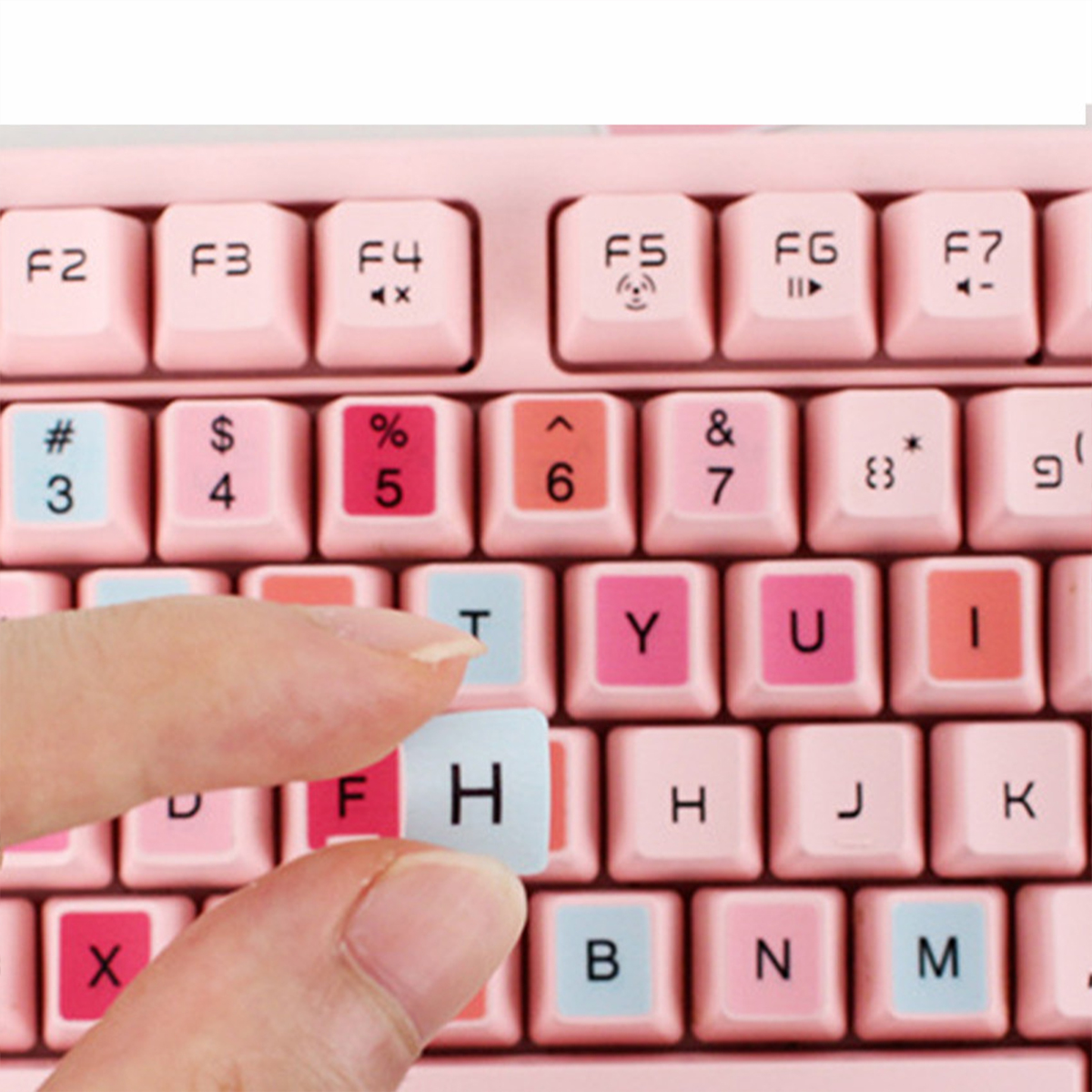 Computer Keyboard Sticker PVC Keypad Computer Decorations Non-slip ...