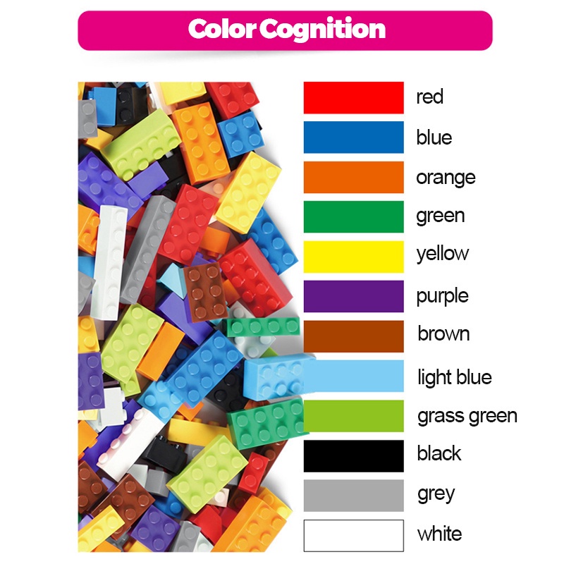 500/1000pcs DIY Building Block Set Toys Children Creative Construction ...