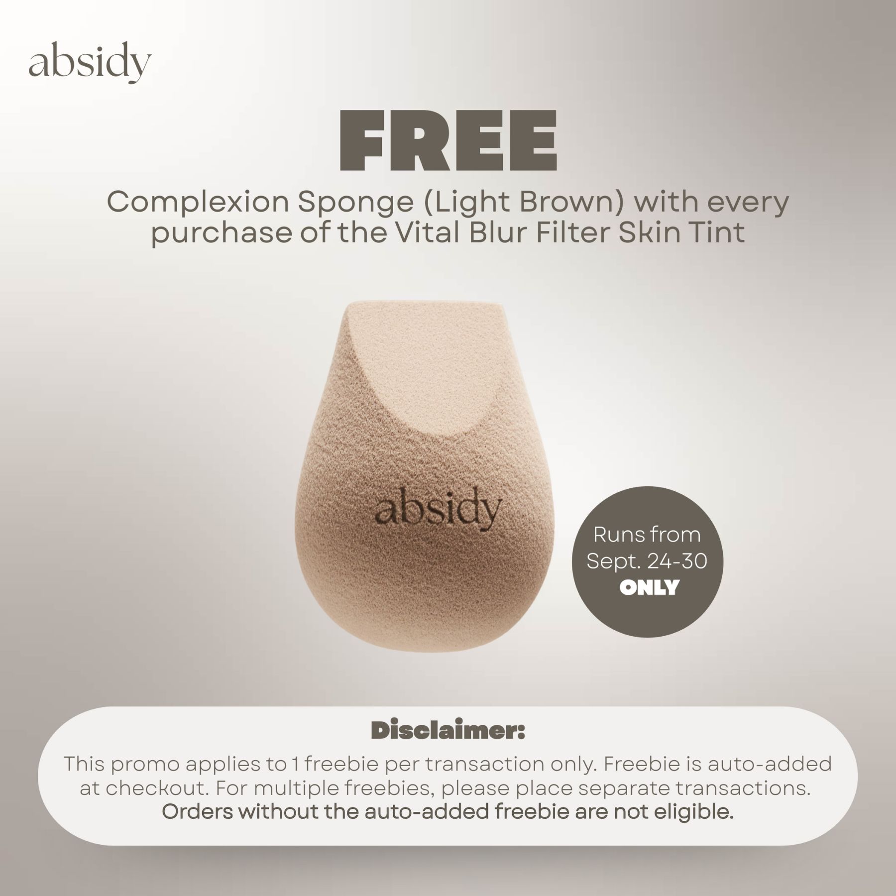[NOT FOR SALE] Absidy Complexion Beauty Sponge | Shopee Philippines