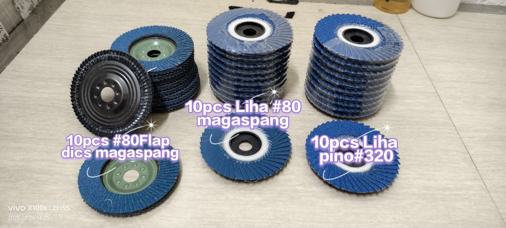 Korea Brand 4inc Stainless Buffing 10pcs Liha/Flap Disc Pino/Magaspang ...