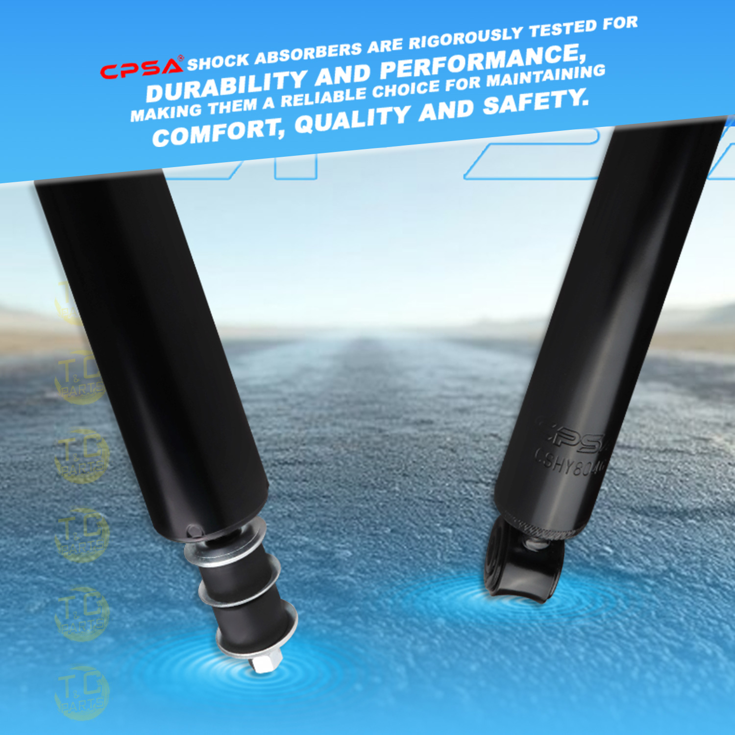 HYUNDAI STAREX H1 1997 -2012 SHOCK ABSORBER FRONT GAS TYPE 344285 CPSA ...