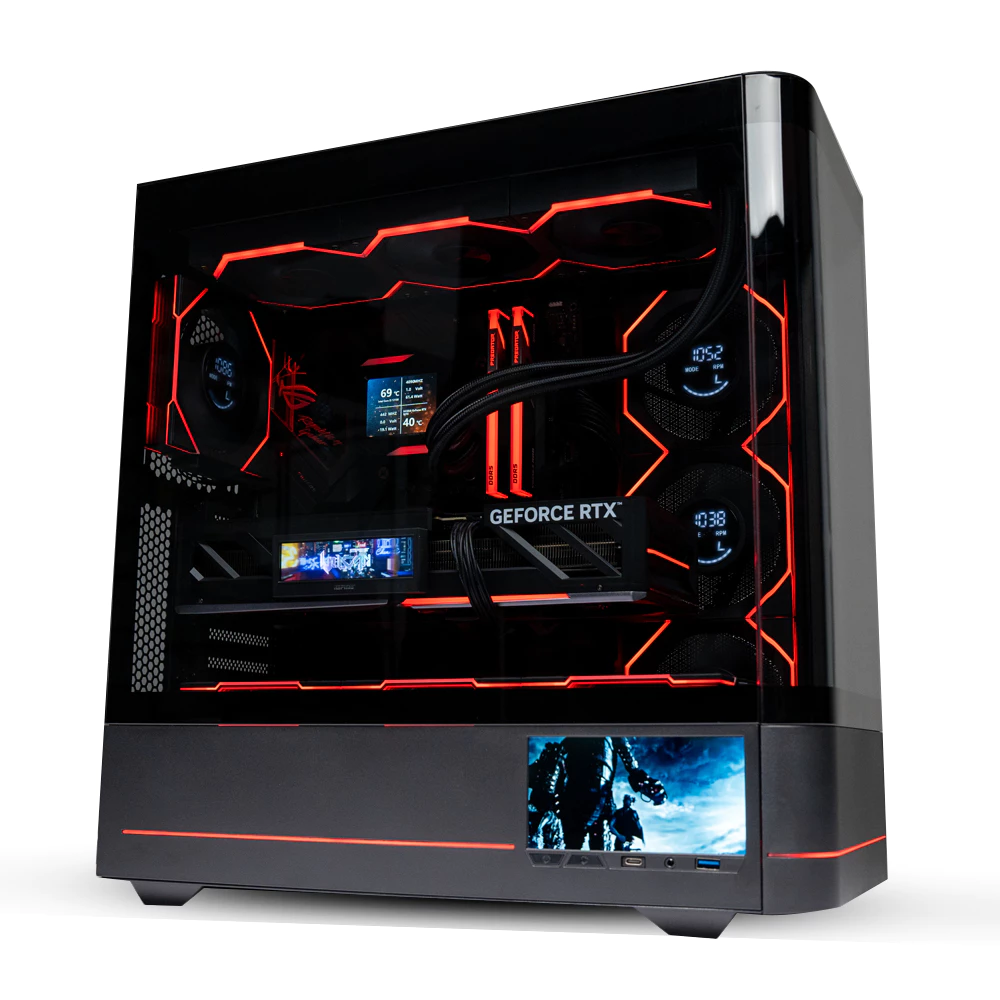 Jungle Leopard Interstellar V4 Building Block Fan 120mm Black White PC ...