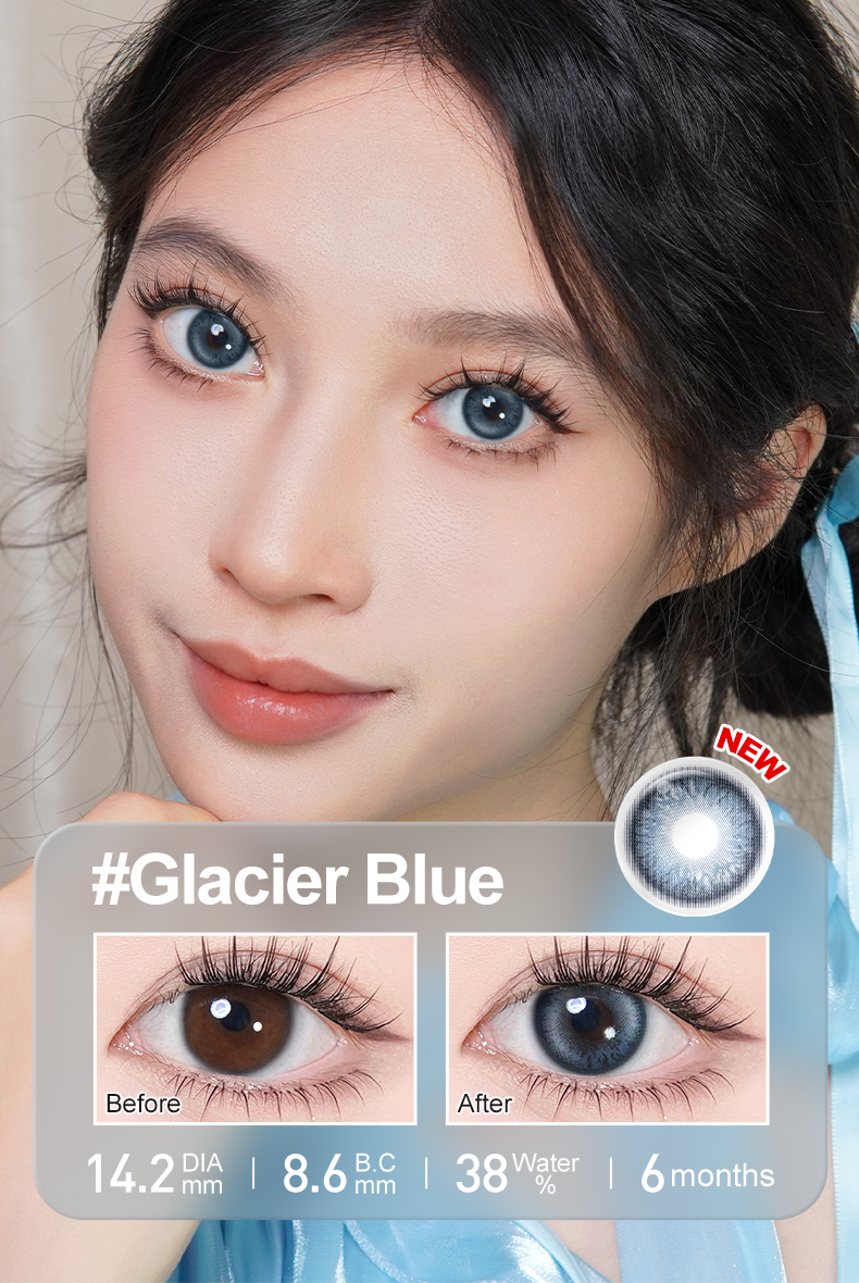 Magister Blush Girl Contact Lens With Solution Buff Brown Shadow Gray ...