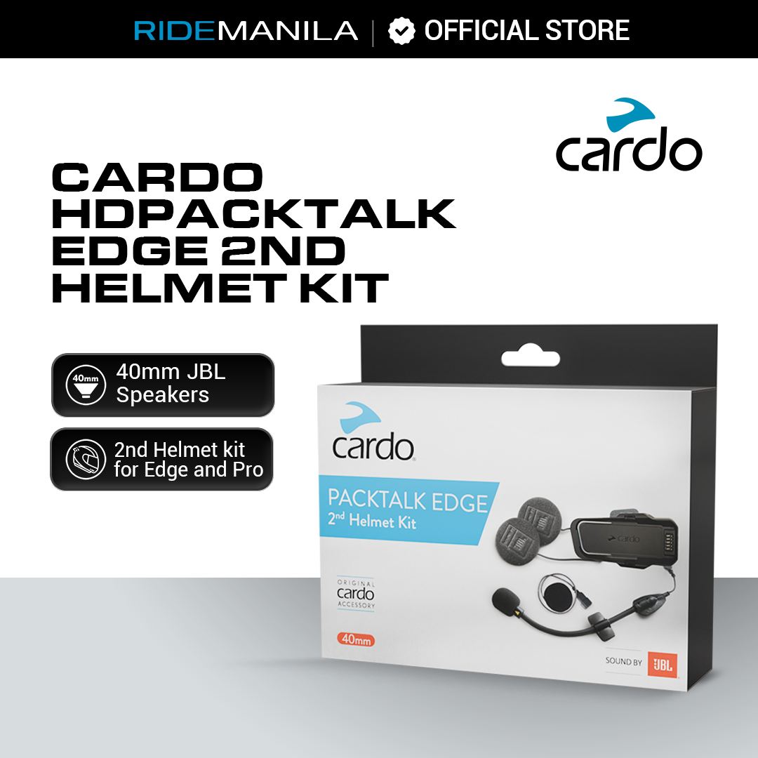 RideManila CARDO Packtalk Edge 2nd Helmet Kit | Shopee Philippines
