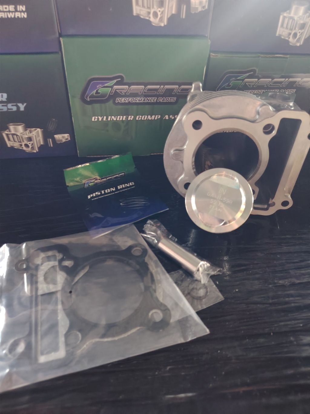 Gracing 59mm block for Mio steel bore dome piston | Shopee Philippines