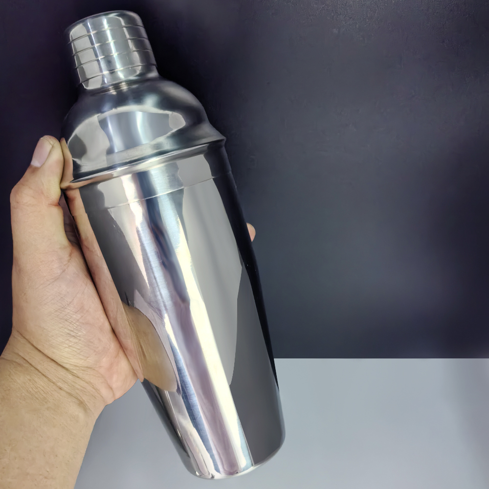 Ship Local 3Pcs 750/600ml Boston Cocktail Shaker With 15/30ml Jigger ...