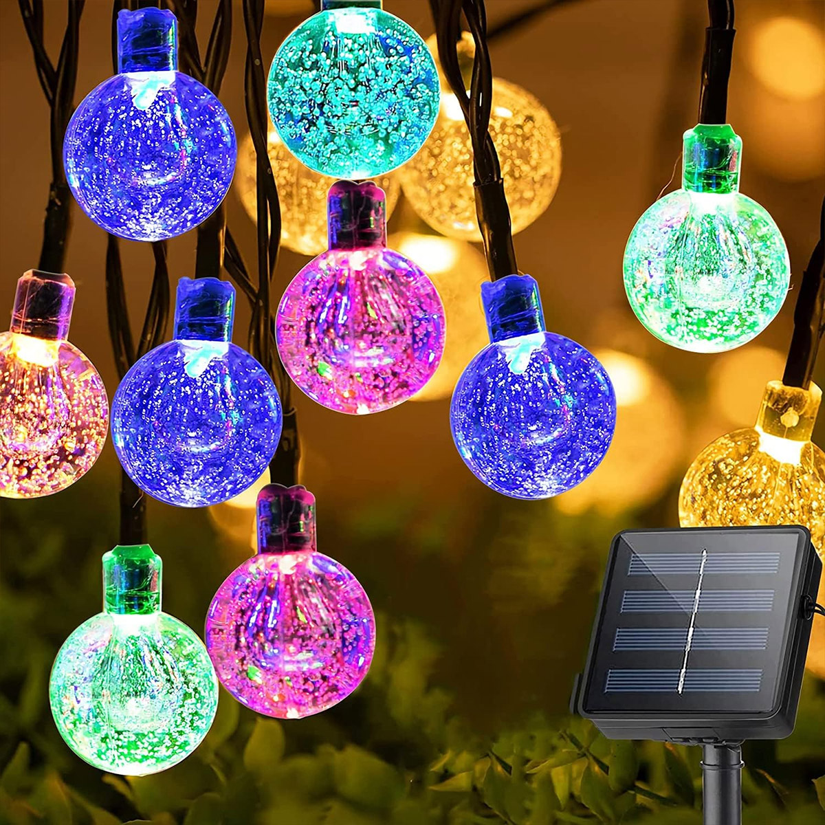 String Light Solar Lights Outdoor Garden Wedding Decoration Lamp IP65 ...
