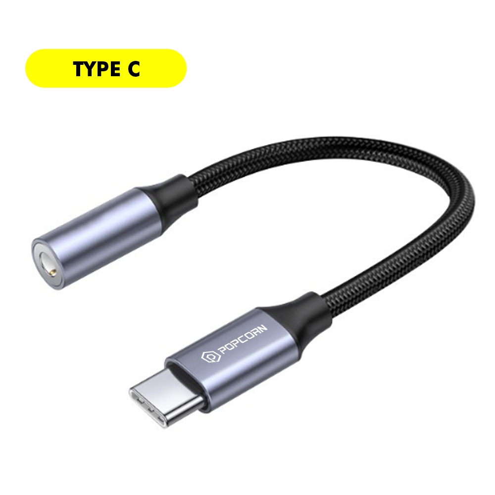Popcorn AUX Cable to 3.5mm Earphone Adapter Cable Fast Audio Sync ...