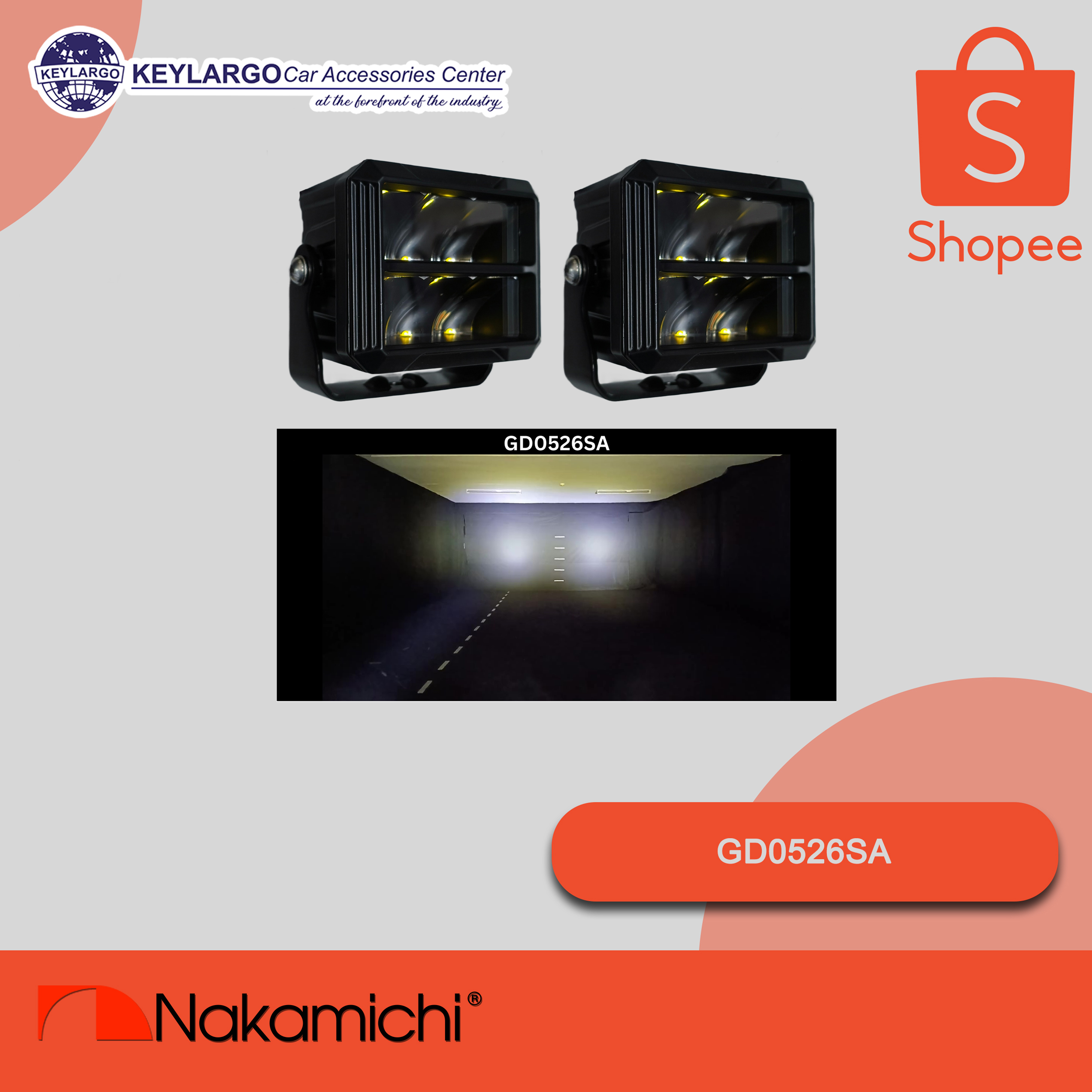 DRIVING LIGHT; STARTING POWER 56W, STABLE POWER 50W; LED CHIPS; 5050 ...