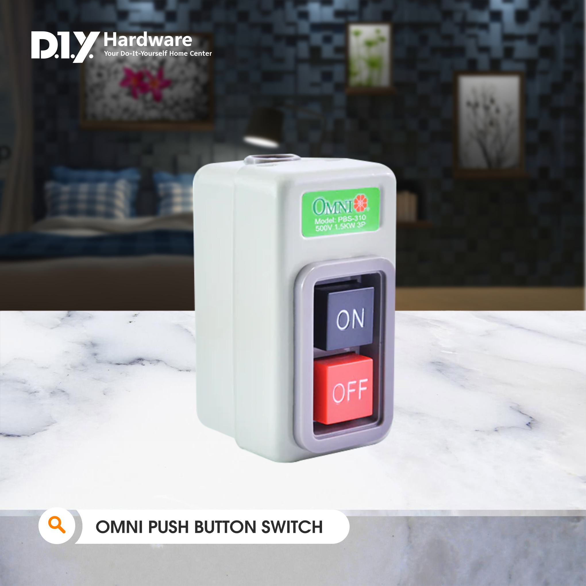 OMNI Push Button Switch 10A - PBS310PK | Shopee Philippines