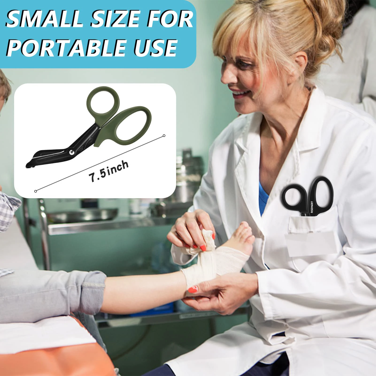 Stainless Steel Portable Emergency EMT Scissors Multifunctional Outdoor ...