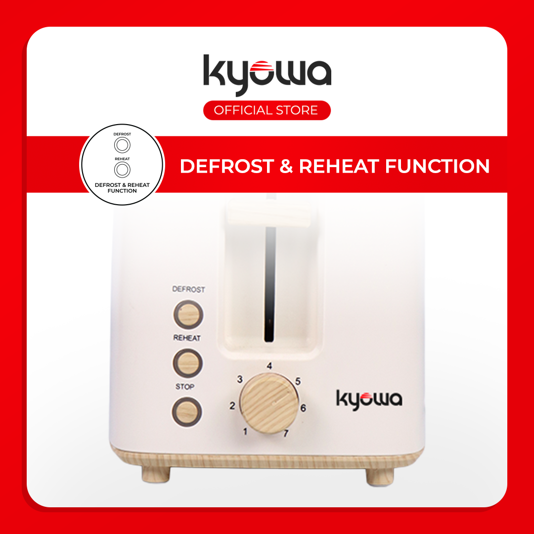 Kyowa Pop-Up Bread Toaster - Ivory (K2513) | Shopee Philippines